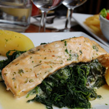 All In One Salmon Florentine