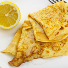 Airy Lemon Pancakes